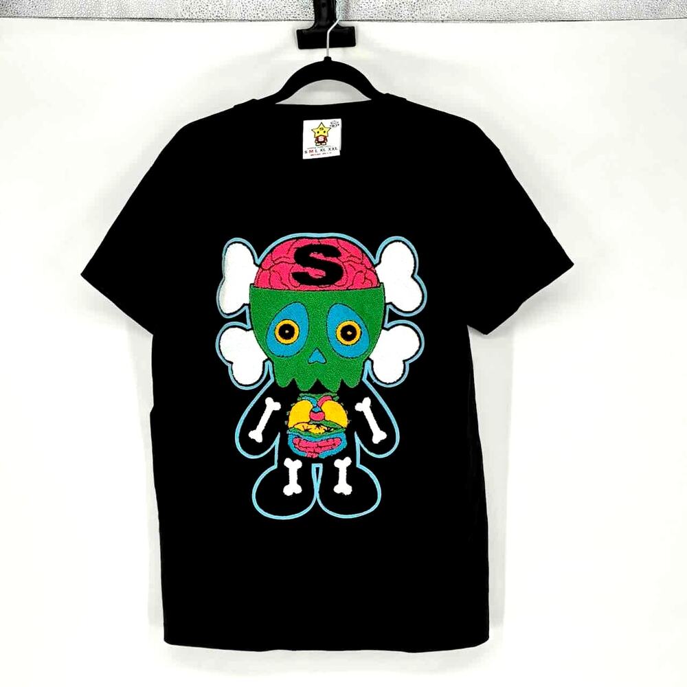 Sukamii 3rd Edition Black Zombie Patch Tee - Men's M